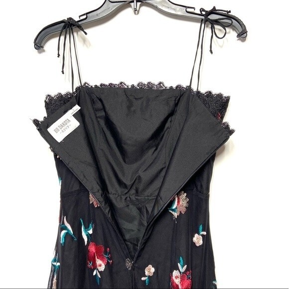 BB Dakota Let's Dance Mesh Embroidered Fairy Grunge Midi Dress 4 NWOT - Picture 12 of 16